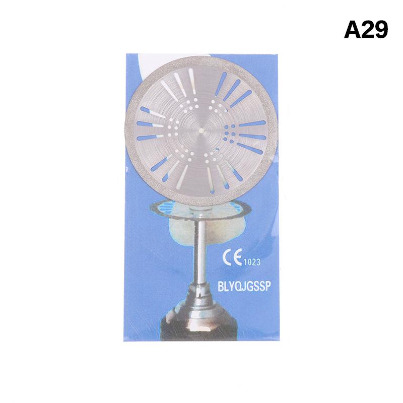 

1Pc Dental Lab Double Sided Diamond Cutting Disc 45Mm For Separating Polishing Ceramic Crown Plaster Or Jade