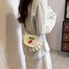 Yogodlns Vintage Woven Straw Handbag New Vacation Style Round Summer Beach Bag Fashion Crossbody Bag Ladies Messenger Bags