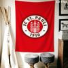 St. Pauli Club Wandbehang Bedruckte Stoffdecke Dekorative Wandteppiche für Schlafzimmer Wohnzimmer Heimdekoration
