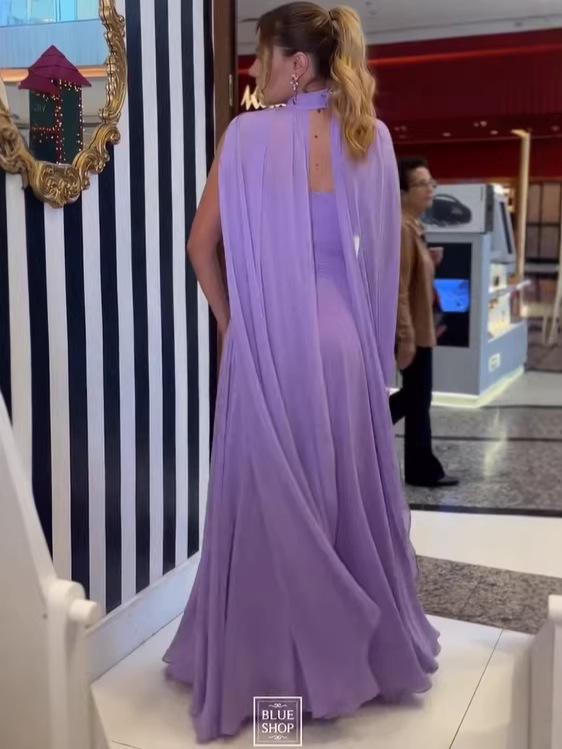 Sleeveless Mid-Length Elegant Formal Dress - Autumn 2025 Collection