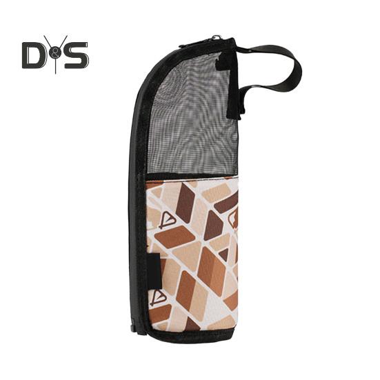 Outdoor Cutlery Storage Bag with Mesh Pocket Waterproof Portable Travel Camping Picnic Chopstick Fork Spoon Utensils Organizer Drying Carrying Bag