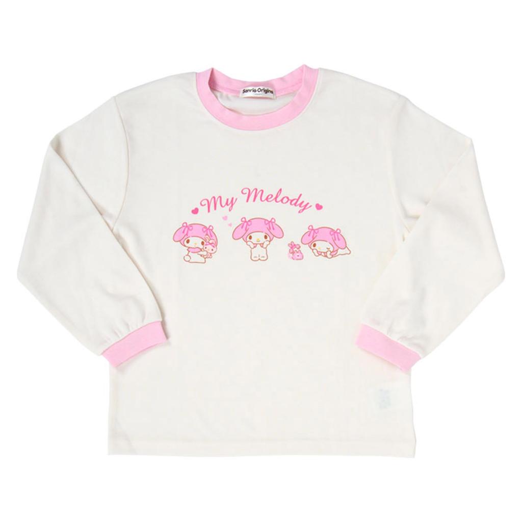 Sanrio Kids My 355933 Long-Sleeved Pajamas, Melody, 110cm,
