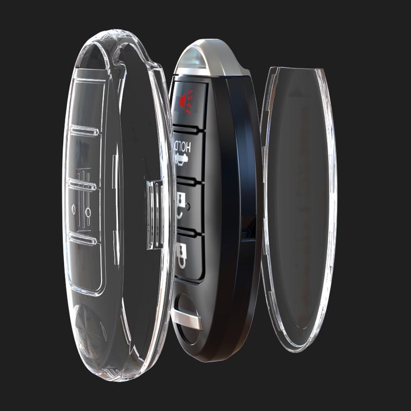 Nissan Key Cover: Lavida, Sylphy, Qashqai, Teana, Kicks, Sunny - Transparent Shell