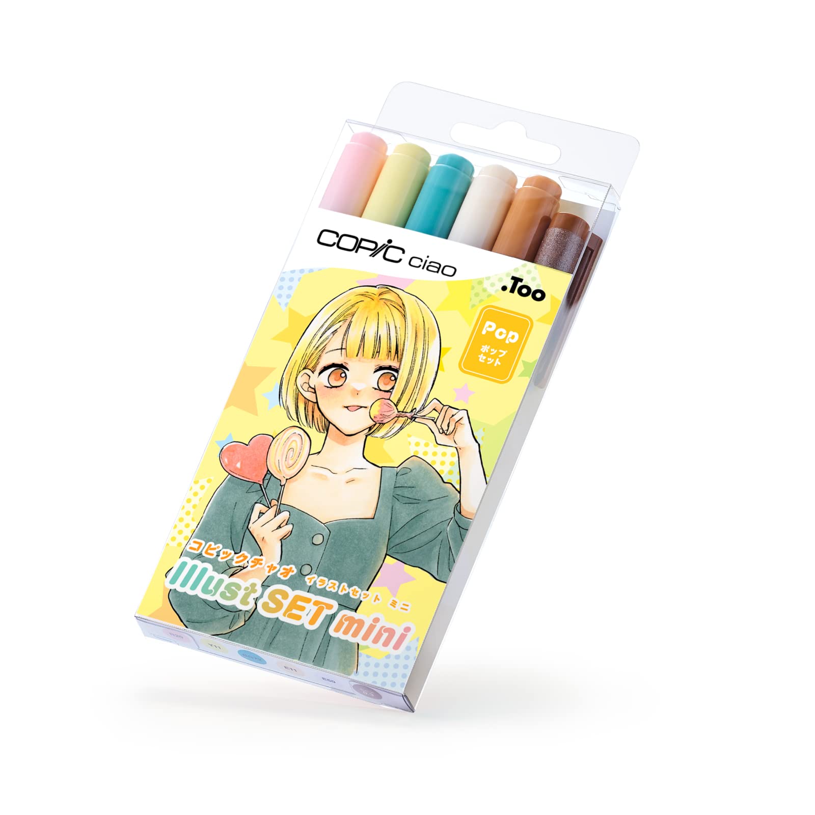 

Copic Ciao Illustration Mini Set (Pop) Marker Pen for Drawing & Sketching