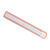 Stainless Steel Ruler Centimeter Thick Sturdy High Accuracy Multi Purpose Straight Ruler for Office School Family 20cm