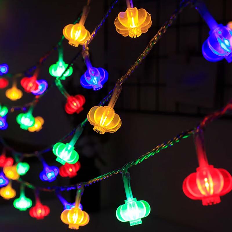 Festive LED Chinese Lantern String Lights