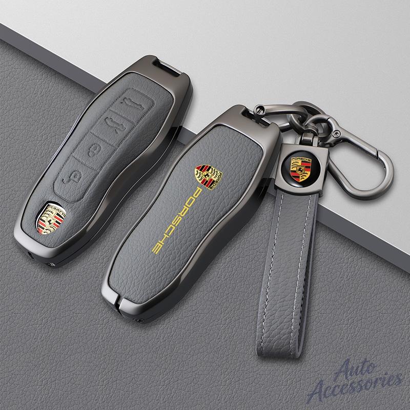 3/4 Button Car Key Case Cover Holder Shell For Porsche Cayenne 958 911 Lepin 996 Macan Boxster Panamera 997 944 924 Panamera 9YA