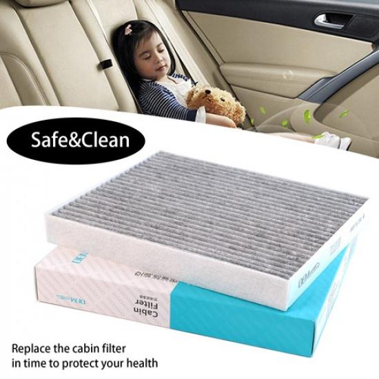 For Hyundai Ioniq Kia Niro 2018-  16L Carbon Cabin Air Filter Activated