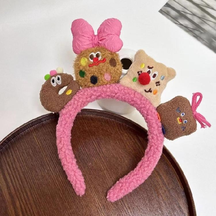Cartoon Puppy/Biscuit Hair Hoop Christmas Teens Cosplay Headband Multiple Color