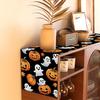 Halloween Ghost Pumpkin Table Runner,Halloween Dinner Table Runner Decorations and Supplies for Home Kitchen Dining Room Table-13×72''