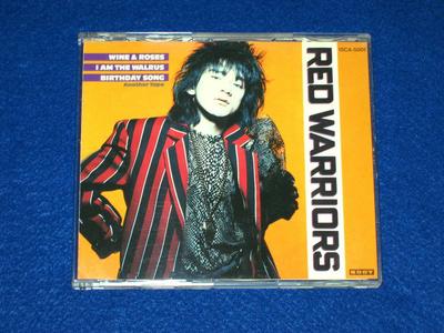 CD RED WARRIORS  Wine  Roses 15CA5001 Body 1987 Japan Japanese PopRock Used
