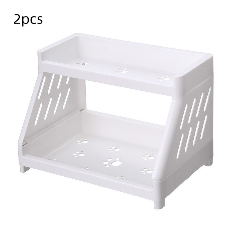 

2pcs Desktop Shelf, Student Dormitory Desk Organizer, Workstation Arranging Rack, Bookshelf, Book Storage Helper
