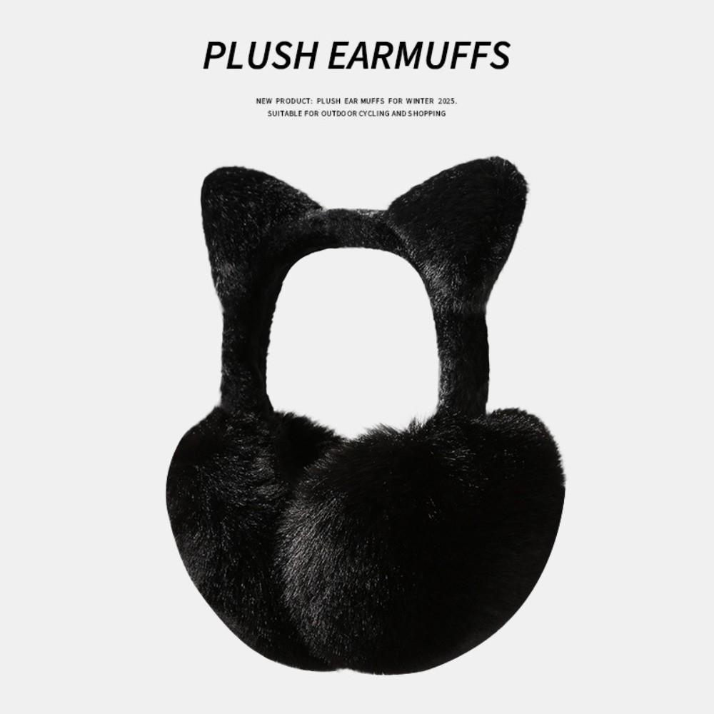 Foldable Cat Ear Muffs Anti-freeze Ear Covers Cute Windproof Earmuffs winter