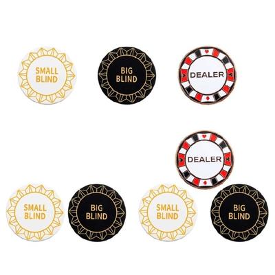 Pokerbeskydd, Pokerpresent Herrpoker Spel Del Mynt Värdefull Samla Pokerchip Mynt