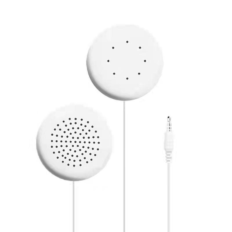 

3,5 мм Музыкальная Подушка Мини-Динамик: Двойные динамики Plug & Play для лучшего сна белый
