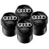 2026 4Pcs Car Wheel Tire Air Valve Caps Stem Cover with Color Brand Logo For Audi A3 A4 A5 A6 A7 A8 Q3 Q5 Q8 TT TTS Accessories