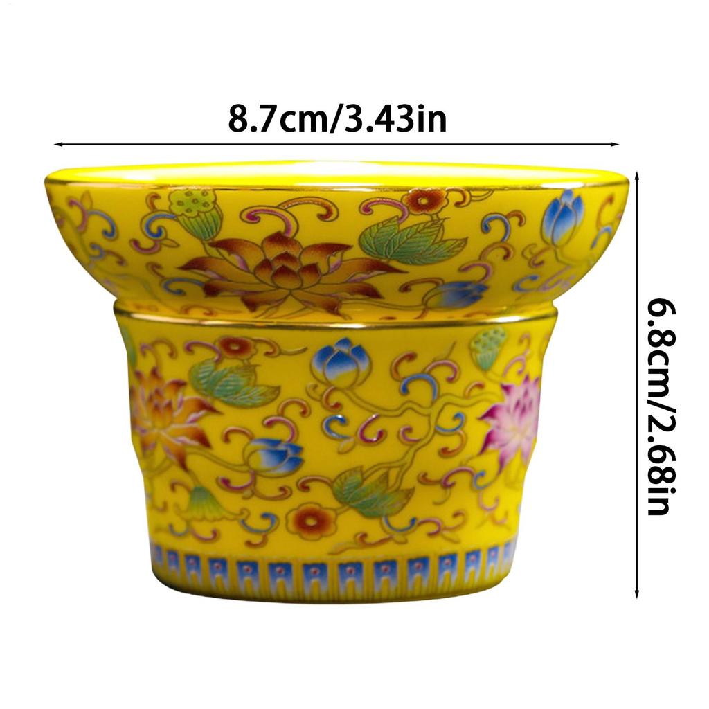 Tea Infuser Umbrella Ceramic Loose Leaf Filter Vintage Chinese Tea Strainer For Office Home Kitchen Countertop Apartment