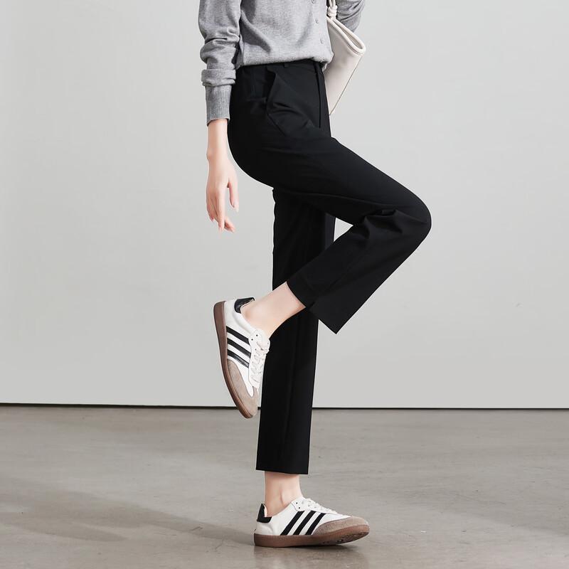 SOFSIL Women's High-Waist Straight-Leg Ankle Pants