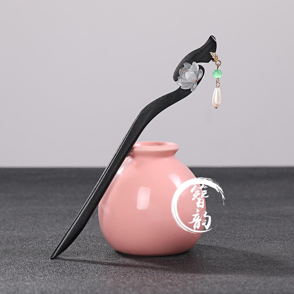 

Китайские деревянные заколки для волос: Винтажные ручной работы ханьфу с кисточками, головные уборы для женщин