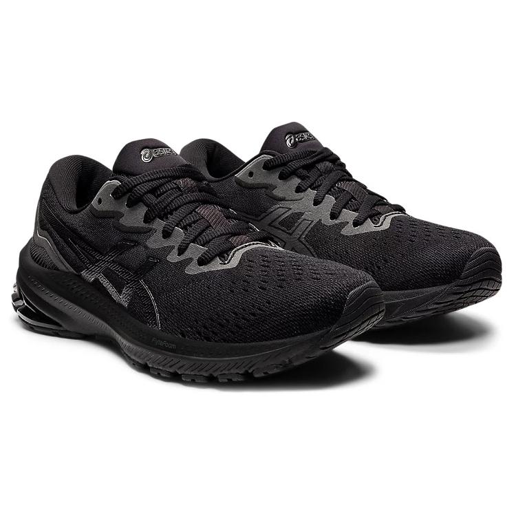 New Asics GT 1000 11 Wide 'Triple Black' Women's 1012B196-002
