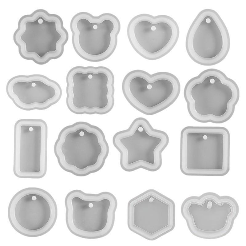 Non Stick Silicone Resin Mold High Quality Durable for Crystal Epoxy Pendant Single Drop Shaped Jewelry Casting