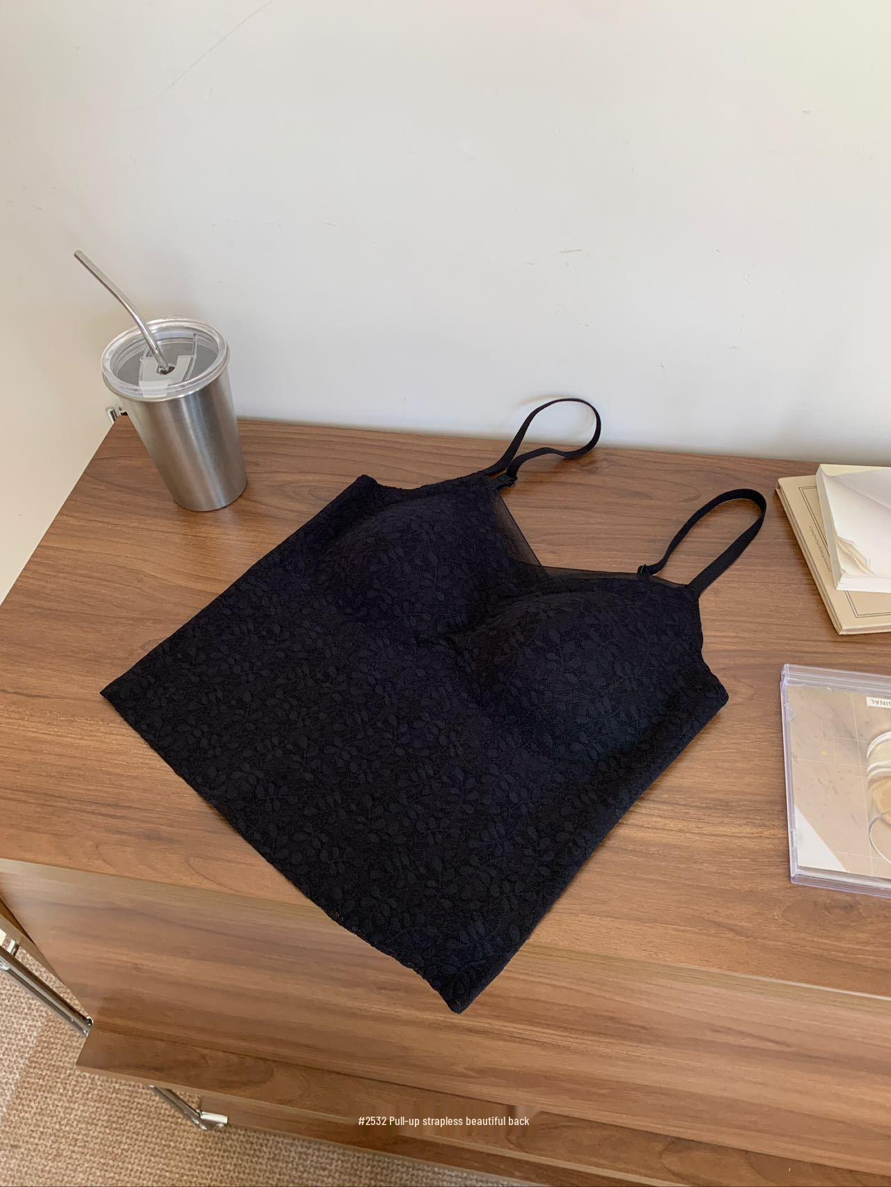 

Весенне-летняя сексуальная кружевная майка с вырезами и встроенными чашечками - Утягивающая майка для женщин One Size (90-140 jin)