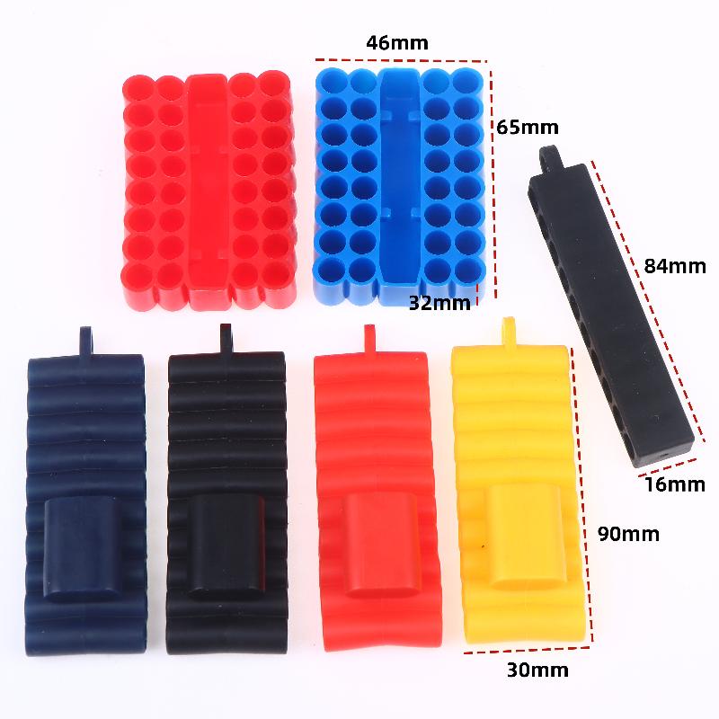 2/3/5Pcs 10/22/32 Holes Storage Case Screw Driver Head Drill Bits Stand Case Tool 1/4" Hex Shank Screwdriver Bit Holder