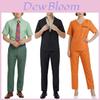 Zootopia Nick Wilde Cosplay Costumes With Orange Prison Jumpsuit For Halloween Party Fun