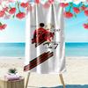 CR7 Print Beach Towel, Large Soft Quick Dry Towel for Beach Camping Swimming