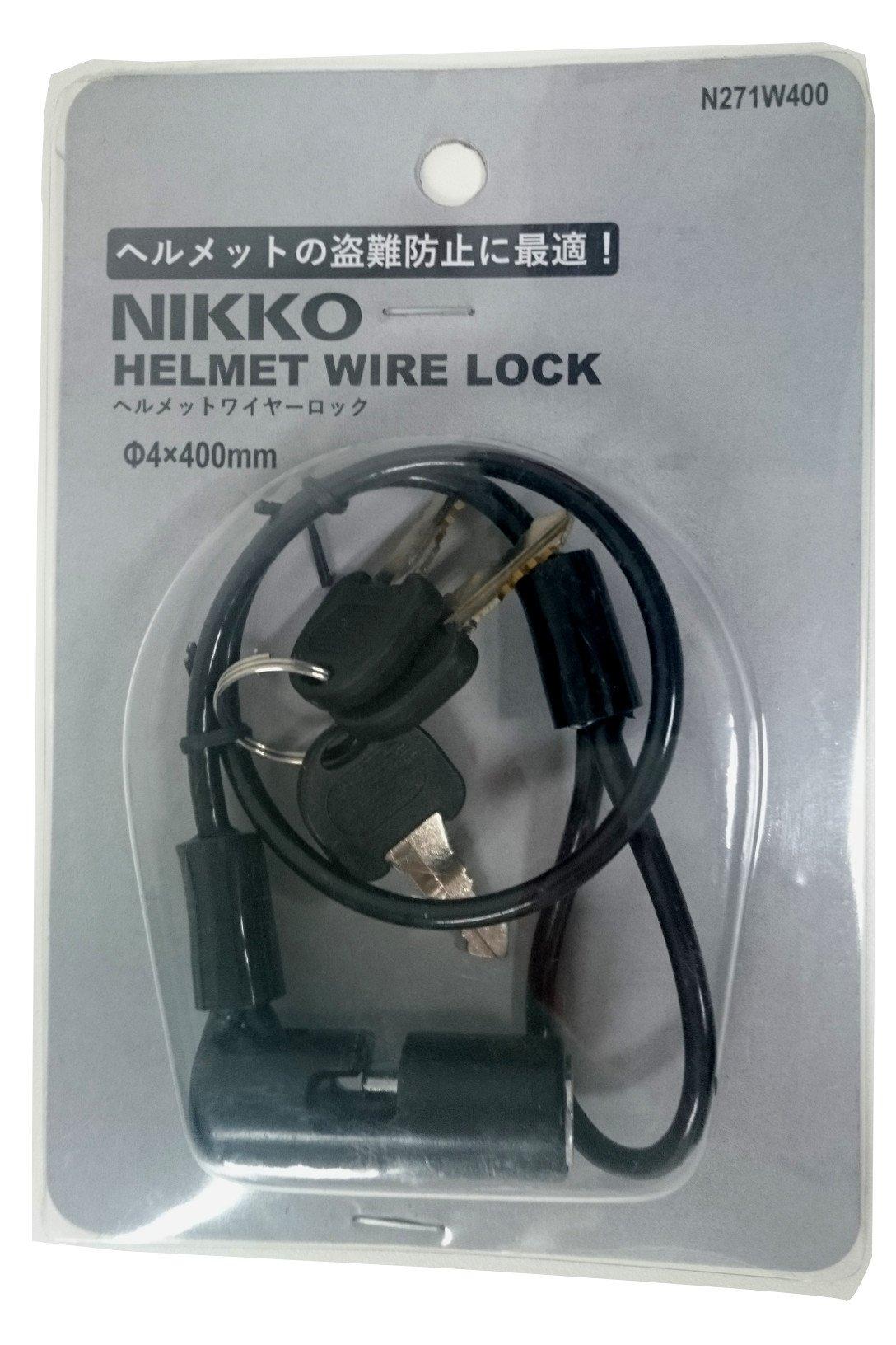 NIKKO helmet wire lock black 40cmN271W400 чёрный
