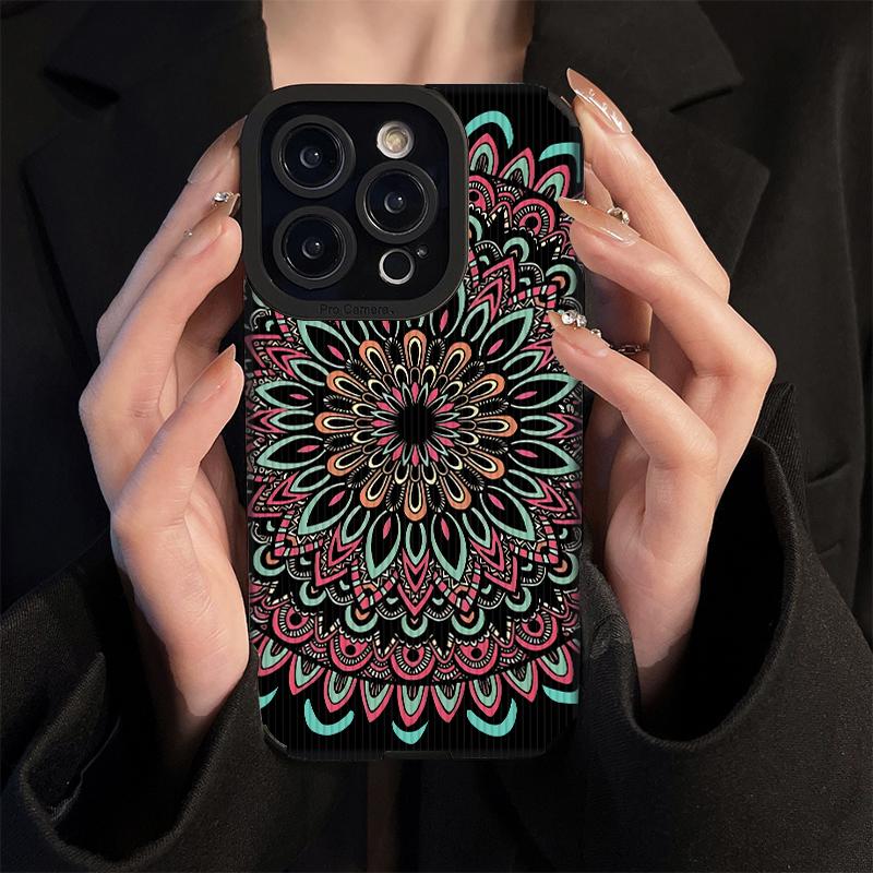 Vertical Grain Leather Shell Fashion Printed Patterned Soft Silicone Case with Camera Lens Full Protection for iPhone