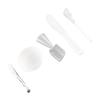 DIY Facial Mask Tool Silicone Brush Soft Brush Mixing Bowl Spatula Measuring Cup Set