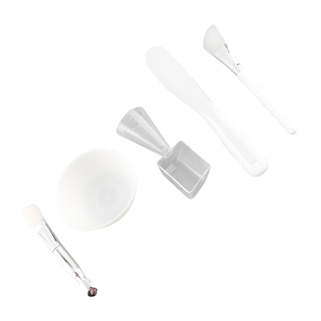 DIY Facial Mask Tool Silicone Brush Soft Brush Mixing Bowl Spatula Measuring Cup Set