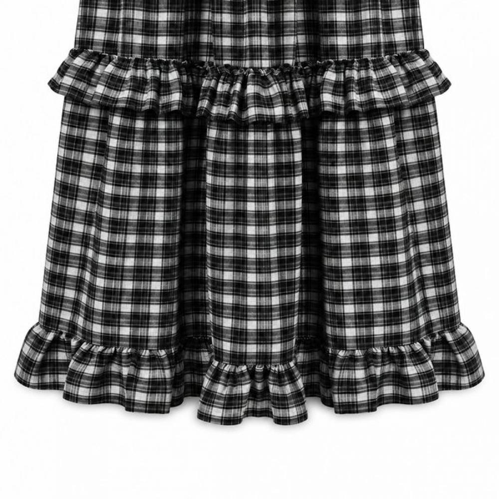 Ggpx New York 2 Tier Check Frill Skirt Gq9sk009f