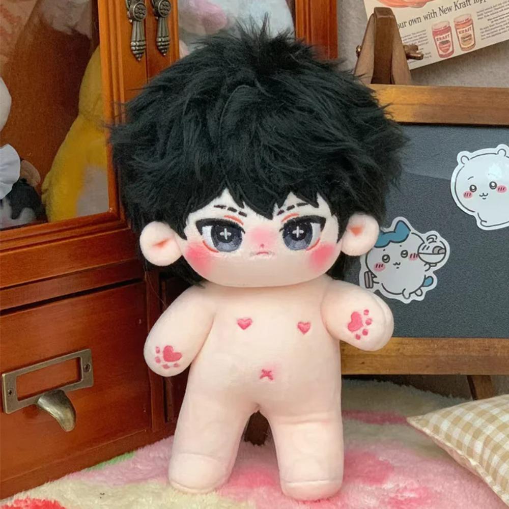 20cm Cute Idol Cotton Star Dolls Fifth Personality Boy Doll Cute Stuffed Baby Plushi Doll Can Change Clothe Fans Collection Gift
