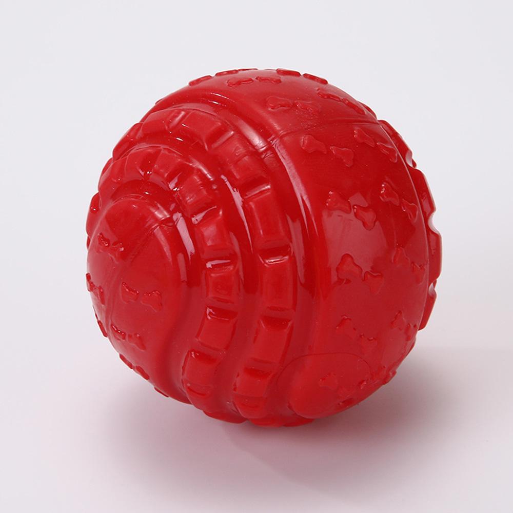 Dog Toy Ball - Durable & Chew-Resistant Elastic Ball for Large Dogs, Squeaky Molar Toy for Teeth Cleaning,