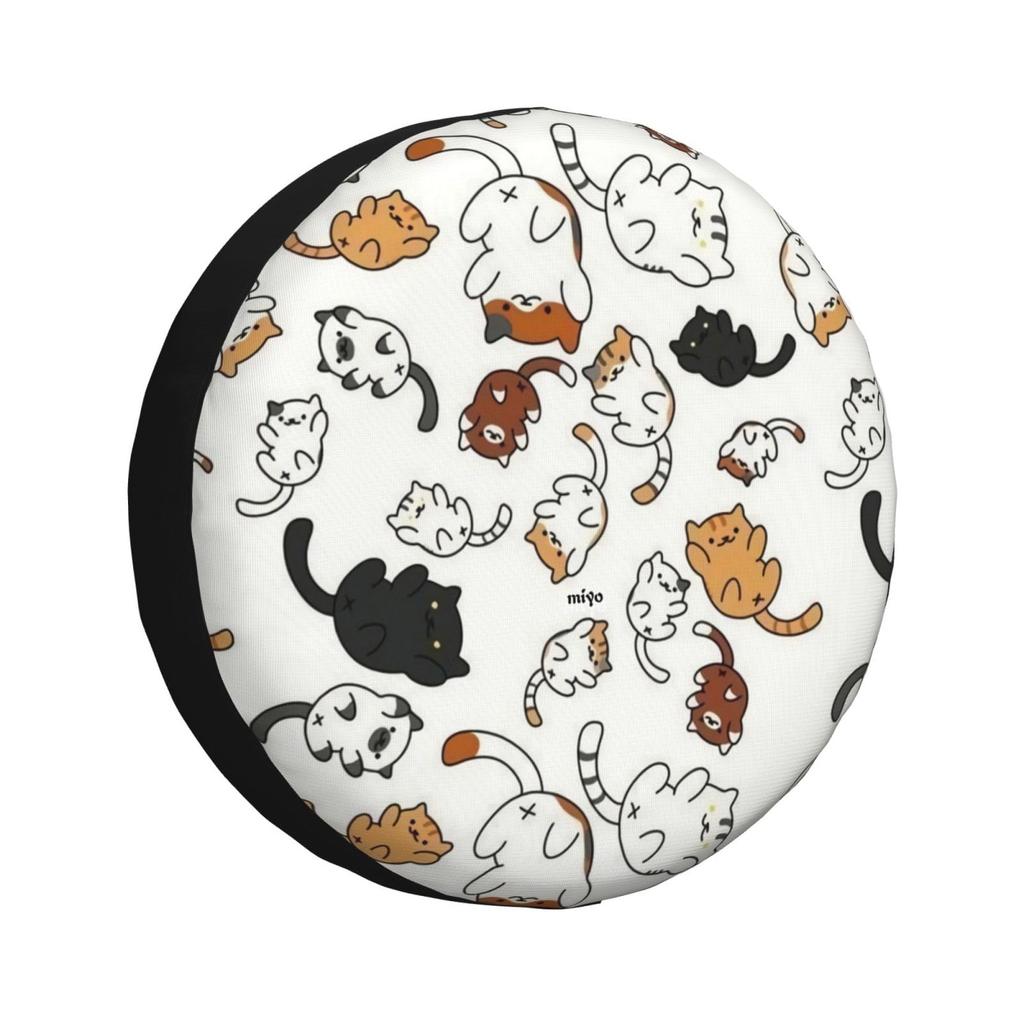 [§miyo] Spare Tire Cover for Cars, Compatible with 14, 15, 16, 17 Inches, Compatible