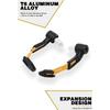 2PCS Handlebar Protectors Windproof Anti-Fall  Lever Guard with Aluminum Stiffener For Motorcycle Scooter Mountain E-Bike Brake