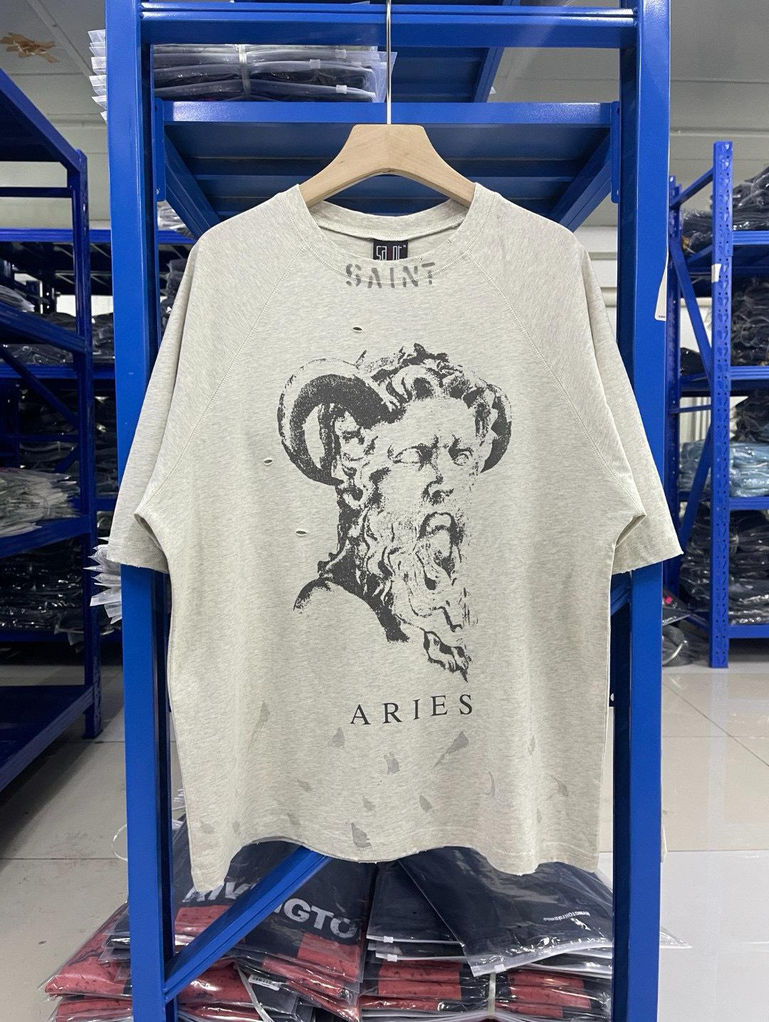 Washing Water Destroys Short-Sleeved T-Shirt S