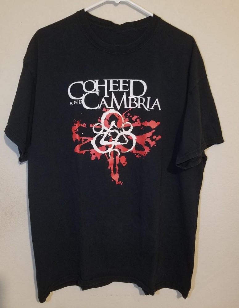 VTG Coheed and Cambria Band Short Sleeve Black All Size Gift Fan Shirt AE390 Unisex T-Shirt S