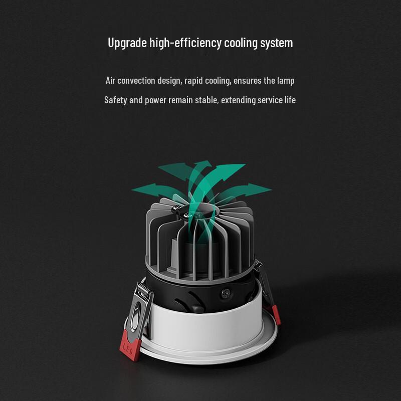 OEING 7W Anti-Glare LED Recessed Ceiling Spotlight