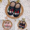 Couple Winter Christmas Indoor Home Men's And Women's Cotton Slippers Warm Thick Sole Slippers Shoes Womens Comfy Slippers