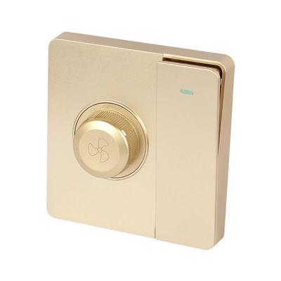 Wentylator elektryczny wentylator bezstopniowa regulacja prędkości z panelem przełączników, regulator wentylatora sufitowego, 1-kanałowy 1-drożny z przełącznikiem regulacji prędkości