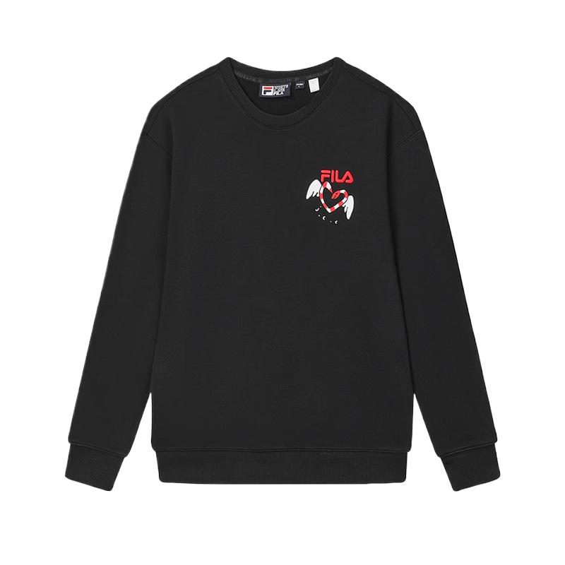 New FILA ORIGINALE Sweatshirt Unisex Jet Black F11U519202F-BK