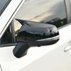 2PCS For Toyota Highlander    Car Rearview Side Mirror Cover Wing Cap Exterior Door Housing Shell Trim Adhesive