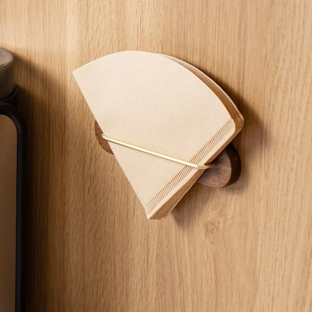 Strong Adhesive Coffee Filter Rack Wall-mounted Filter Storage Stand  Bar Shops