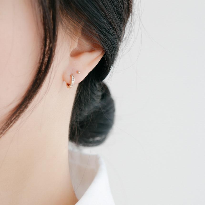 Lunne 14K 2Mm Ball Piercing (14K Gold) (Bar Thickness 1Mm) #Pib01