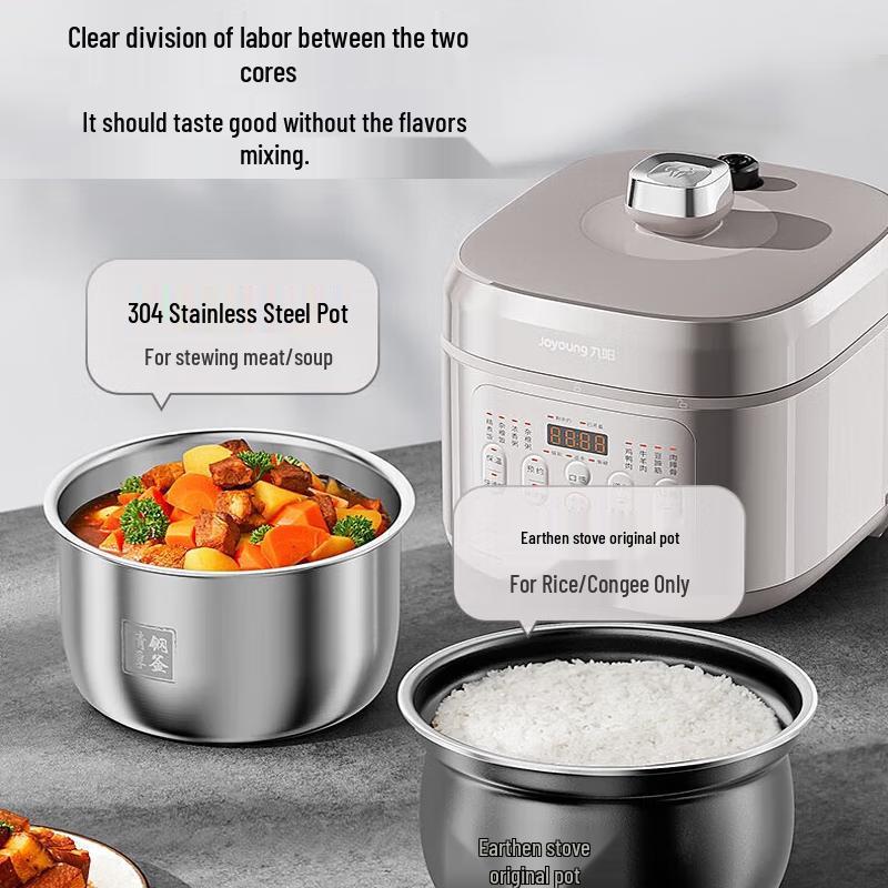 Joyoung 5L Multi-Function Electric Pressure Cooker CN plug (adapter included)