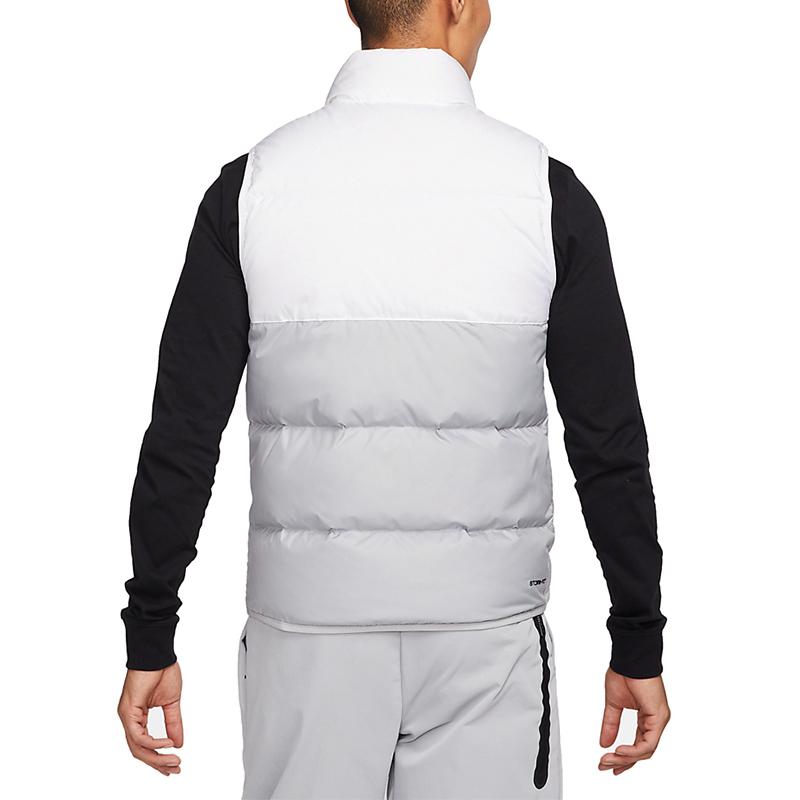 Nike Down Vests Men's White Stand Collar Moderate Other (Unisex) Down Vests DD6818 100