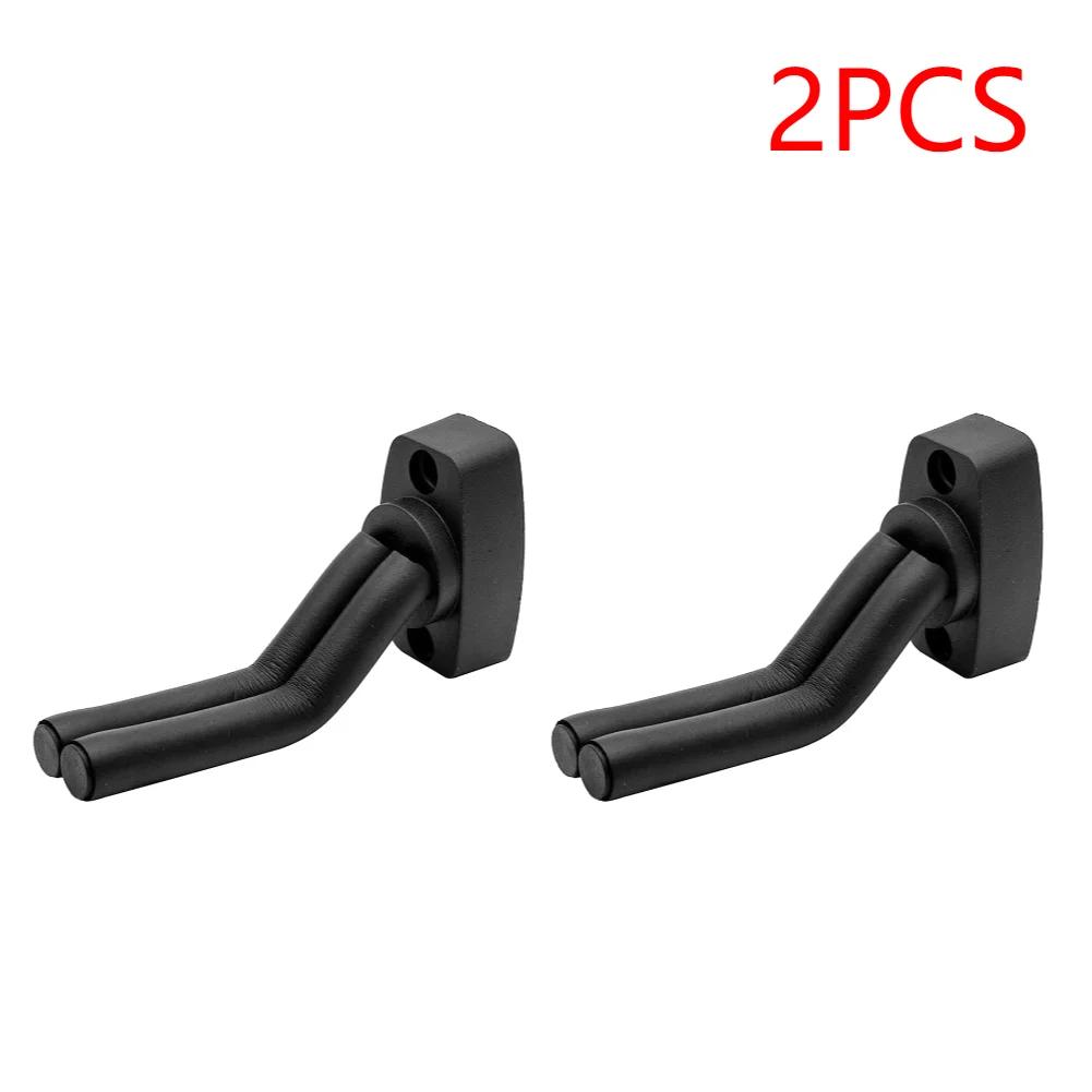Guitar Wall Mount Hanger Black Guitar Hanger Wall Hook for All Size Guitars Bass Mandolin Banjo Ukulele